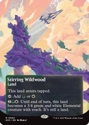 Stirring Wildwood (EOS-084) (Borderless) [Edge of Eternities: Stellar Sights] Foil