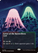 Grove of the Burnwillows (EOS-152) (Borderless) (Galaxy Foil) [Edge of Eternities: Stellar Sights] Foil