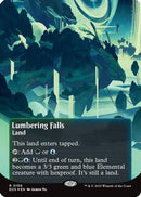 Lumbering Falls (EOS-159) (Borderless) (Galaxy Foil) [Edge of Eternities: Stellar Sights] Foil