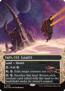 Endless Sands (EOS-105) (Borderless) (Galaxy Foil) [Edge of Eternities: Stellar Sights] Foil