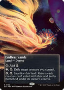 Endless Sands (EOS-150) (Borderless) (Galaxy Foil) [Edge of Eternities: Stellar Sights] Foil