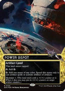 Power Depot (EOS-124) (Borderless) (Galaxy Foil) [Edge of Eternities: Stellar Sights] Foil