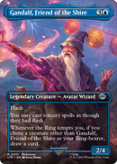 Gandalf, Friend of the Shire (Borderless) (LTR-401) [The Lord of the Rings: Tales of Middle-earth] Foil