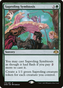 Saproling Symbiosis (DMR-175) [Dominaria Remastered] Foil