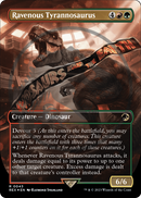 Ravenous Tyrannosaurus (Borderless) (Emblem) (REX-043) [Jurassic World Collection] Foil