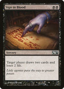 Sign in Blood (M13-110) [Magic 2013]