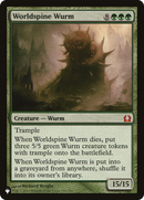 Worldspine Wurm (LIST-RTR-140) [The List]