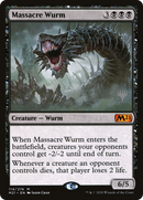 Massacre Wurm (PPM21-114P) [Promo Pack: Core Set 2021 Promos] Foil