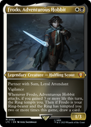 Frodo, Adventurous Hobbit (Display Commander) - Thick Stock (LTC-082) [Tales of Middle-earth Commander] Foil