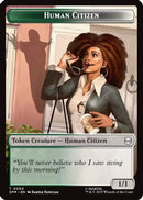 Human Citizen // Treasure Double-Sided Token (SPM-4 // 7) [Marvel's Spider-Man]