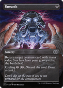 Unearth (Borderless) (2X2-357) [Double Masters 2022] Foil
