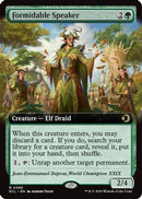 Formidable Speaker (Extended Art) (ECL-366) [Lorwyn Eclipsed]