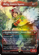 Yuffie, Materia Hunter (Borderless) (Chocobo Track Foil) (FIC-470) [Commander: FINAL FANTASY] Foil