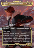 Squall, Gunblade Duelist (Borderless) (FIC-453) [Commander: FINAL FANTASY] Foil