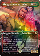 Barret, Avalanche Leader (Borderless) (Chocobo Track Foil) (FIC-472) [Commander: FINAL FANTASY] Foil