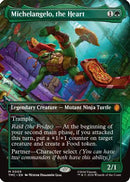Michelangelo, the Heart (TMC-005) (Borderless) [Commander: Teenage Mutant Ninja Turtles] Foil