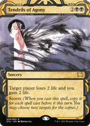 Tendrils of Agony (STA-034) (Showcase) (Borderless) [Strixhaven Mystical Archive] Etched Foil