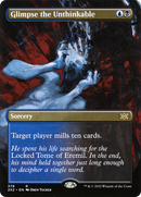 Glimpse the Unthinkable (Borderless) (2X2-378) [Double Masters 2022] Foil