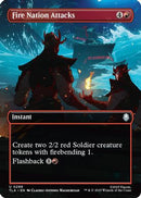 Fire Nation Attacks (Borderless) (TLA-299) [Avatar: The Last Airbender] Foil