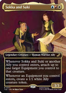 Sokka and Suki (Borderless) (TLE-071) [Avatar: The Last Airbender: Eternal-Legal]