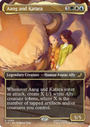Aang and Katara (Borderless) (TLE-069) [Avatar: The Last Airbender: Eternal-Legal]