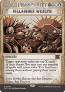 Villainous Wealth (OTP-058) (Showcase) (Borderless) [Breaking News] Foil