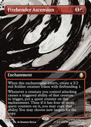 Firebender Ascension (Borderless) (TLA-312) [Avatar: The Last Airbender] Foil