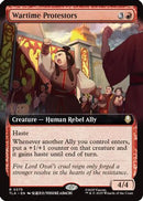 Wartime Protestors (Extended Art) (TLA-375) [Avatar: The Last Airbender] Foil