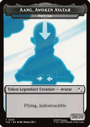 Aang, Awoken Avatar - Marit Lage // Treasure Double-Sided Token (TLE-1 // 22) [Avatar: The Last Airbender: Eternal-Legal]