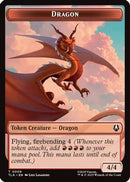 Dragon // Food (0019) Double-Sided Token (TLA-9 // 19) [Avatar: The Last Airbender]