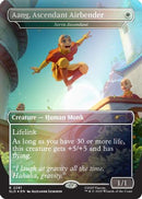 Aang, Ascendant Airbender - Serra Ascendant (Rainbow Foil) (SLD-2291) [Secret Lair Drop Series] Foil