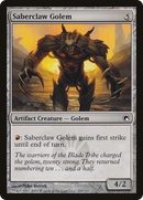 Saberclaw Golem (SOM-200) [Scars of Mirrodin]