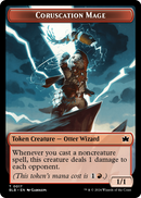 Coruscation Mage Token (BLB-017) [Bloomburrow Tokens]