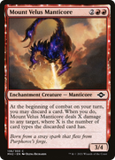 Mount Velus Manticore (MH2-136) [Modern Horizons 2] Foil