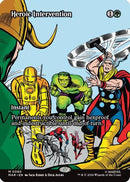 Heroic Intervention (MAR-080) (Borderless) [Marvel Universe Eternal-Legal] Foil