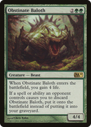 Obstinate Baloth (M11-188) [Magic 2011] Foil
