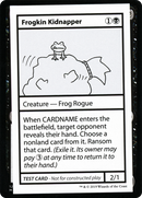 Frogkin Kidnapper (No PW Symbol) (CMB1-042) [Mystery Booster Playtest Cards 2021]