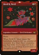 Devil K. Nevil (Showcase) (Galaxy Foil) (UNF-500) [Unfinity] Foil