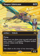 Thopter Fabricator (Borderless) (First-Place Foil) (DFT-522) [Aetherdrift] Foil