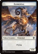 Elemental (0002) // Plant Double-Sided Token (ECC-2 // 5) [Commander: Lorwyn Eclipsed]