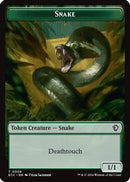Snake // Scarecrow Double-Sided Token (ECC-8 // 11) [Commander: Lorwyn Eclipsed]