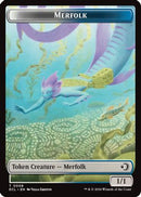 Merfolk // Worm Double-Sided Token (ECL-8 // 9) [Lorwyn Eclipsed] Foil