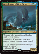 Aesi, Tyrant of Gyre Strait (DSC-210) [Duskmourn: House of Horror Commander]
