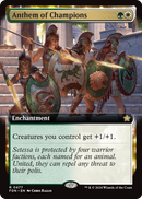 Anthem of Champions (Extended Art) (FDN-477) [Foundations] Foil