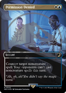 Permission Denied (Borderless) (Emblem) (REX-042) [Jurassic World Collection] Foil