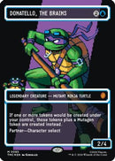 Donatello, the Brains (TMC-085) (Borderless) (Surge Foil) [Commander: Teenage Mutant Ninja Turtles] Foil