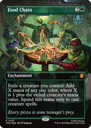 Food Chain (Borderless) (TMC-133) [Commander: Teenage Mutant Ninja Turtles] Foil