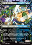 Don & Leo, Problem Solvers (Showcase) (TMT-242) [Teenage Mutant Ninja Turtles] Foil