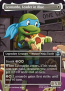 Leonardo, Leader in Blue (Borderless) (TMT-196) [Teenage Mutant Ninja Turtles]