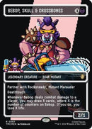 Bebop, Skull & Crossbones (Borderless) (Surge Foil) (TMC-087) [Commander: Teenage Mutant Ninja Turtles] Foil